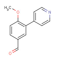 628711-27-3 4-methoxy-3-pyridin-4-ylbenzaldehyde chemical structure