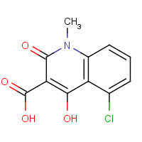 335640-50-1 5-chloro-4-hydroxy-1-methyl-2-oxoquinoline-3-carboxylic acid chemical structure