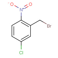 31577-25-0 2-(bromomethyl)-4-chloro-1-nitrobenzene chemical structure