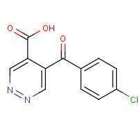 70970-07-9 5-(4-chlorobenzoyl)pyridazine-4-carboxylic acid chemical structure