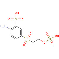 42986-22-1 2-amino-5-(2-sulfooxyethylsulfonyl)benzenesulfonic acid chemical structure