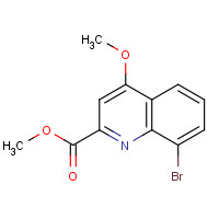 921760-93-2 methyl 8-bromo-4-methoxyquinoline-2-carboxylate chemical structure