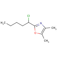 907200-72-0 2-(1-chloropentyl)-4,5-dimethyl-1,3-oxazole chemical structure