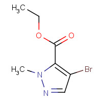 1328640-39-6 ethyl 4-bromo-2-methylpyrazole-3-carboxylate chemical structure