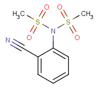 235100-91-1 N-(2-cyanophenyl)-N-methylsulfonylmethanesulfonamide chemical structure