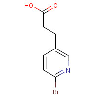 1036227-86-7 3-(6-bromopyridin-3-yl)propanoic acid chemical structure