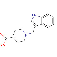 100957-76-4 1-(1H-indol-3-ylmethyl)piperidine-4-carboxylic acid chemical structure