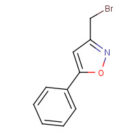 154016-50-9 3-(bromomethyl)-5-phenyl-1,2-oxazole chemical structure