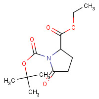 251924-83-1 1-O-tert-butyl 2-O-ethyl 5-oxopyrrolidine-1,2-dicarboxylate chemical structure