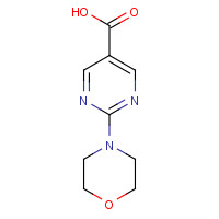 253315-05-8 2-morpholin-4-ylpyrimidine-5-carboxylic acid chemical structure