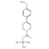 138647-51-5 tert-butyl 4-(4-methoxyphenyl)-3,6-dihydro-2H-pyridine-1-carboxylate chemical structure
