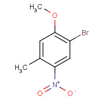 861076-28-0 1-bromo-2-methoxy-4-methyl-5-nitrobenzene chemical structure