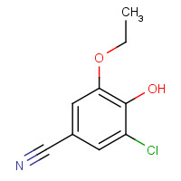 796067-63-5 3-chloro-5-ethoxy-4-hydroxybenzonitrile chemical structure