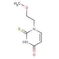 1249664-02-5 1-(2-methoxyethyl)-2-sulfanylidenepyrimidin-4-one chemical structure