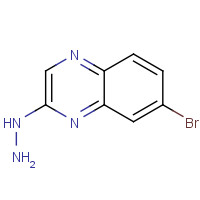 145369-92-2 (7-bromoquinoxalin-2-yl)hydrazine chemical structure