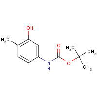345893-26-7 tert-butyl N-(3-hydroxy-4-methylphenyl)carbamate chemical structure