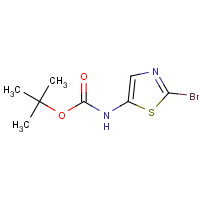 1094070-77-5 tert-butyl N-(2-bromo-1,3-thiazol-5-yl)carbamate chemical structure