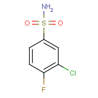 146533-46-2 3-chloro-4-fluorobenzenesulfonamide chemical structure