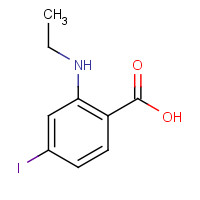 861602-06-4 2-(ethylamino)-4-iodobenzoic acid chemical structure