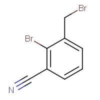1086429-87-9 2-bromo-3-(bromomethyl)benzonitrile chemical structure