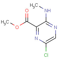 863909-53-9 methyl 6-chloro-3-(methylamino)pyrazine-2-carboxylate chemical structure