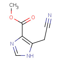 56039-06-6 methyl 5-(cyanomethyl)-1H-imidazole-4-carboxylate chemical structure