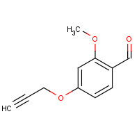 85607-71-2 2-methoxy-4-prop-2-ynoxybenzaldehyde chemical structure