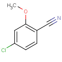 100960-68-7 4-chloro-2-methoxybenzonitrile chemical structure