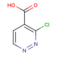 1023307-42-7 3-chloropyridazine-4-carboxylic acid chemical structure