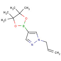 1000801-78-4 1-prop-2-enyl-4-(4,4,5,5-tetramethyl-1,3,2-dioxaborolan-2-yl)pyrazole chemical structure