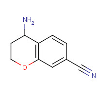 321329-91-3 4-amino-3,4-dihydro-2H-chromene-7-carbonitrile chemical structure