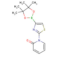 1402174-23-5 1-[4-(4,4,5,5-tetramethyl-1,3,2-dioxaborolan-2-yl)-1,3-thiazol-2-yl]pyridin-2-one chemical structure