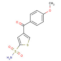 118976-97-9 4-(4-methoxybenzoyl)thiophene-2-sulfonamide chemical structure