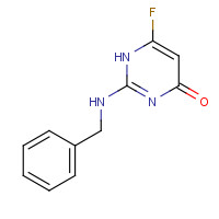 189003-13-2 2-(benzylamino)-6-fluoro-1H-pyrimidin-4-one chemical structure