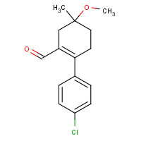 1256547-39-3 2-(4-chlorophenyl)-5-methoxy-5-methylcyclohexene-1-carbaldehyde chemical structure
