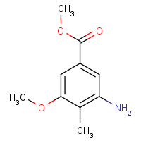 69660-37-3 methyl 3-amino-5-methoxy-4-methylbenzoate chemical structure