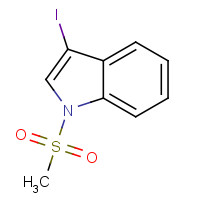 117637-81-7 3-iodo-1-methylsulfonylindole chemical structure