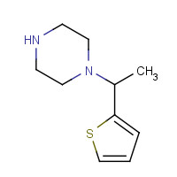 521263-96-7 1-(1-thiophen-2-ylethyl)piperazine chemical structure