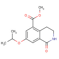 1616288-53-9 methyl 1-oxo-7-propan-2-yloxy-3,4-dihydro-2H-isoquinoline-5-carboxylate chemical structure