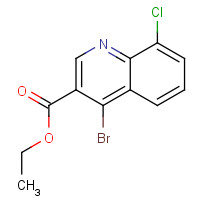 927800-77-9 ethyl 4-bromo-8-chloroquinoline-3-carboxylate chemical structure