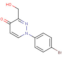 1314396-36-5 1-(4-bromophenyl)-3-(hydroxymethyl)pyridazin-4-one chemical structure