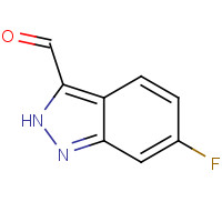 518987-33-2 6-fluoro-2H-indazole-3-carbaldehyde chemical structure