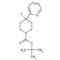 1314728-21-6 tert-butyl 4-fluoro-4-pyridin-2-ylpiperidine-1-carboxylate chemical structure