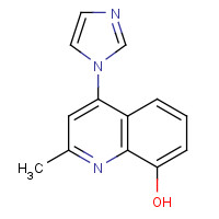 54666-28-3 4-imidazol-1-yl-2-methylquinolin-8-ol chemical structure