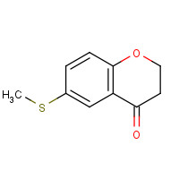18385-67-6 6-methylsulfanyl-2,3-dihydrochromen-4-one chemical structure