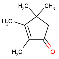 30434-70-9 2,3,4,4-tetramethylcyclopent-2-en-1-one chemical structure