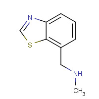 116939-12-9 1-(1,3-benzothiazol-7-yl)-N-methylmethanamine chemical structure
