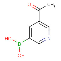 1033745-21-9 (5-acetylpyridin-3-yl)boronic acid chemical structure