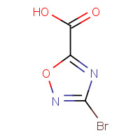 1240783-12-3 3-bromo-1,2,4-oxadiazole-5-carboxylic acid chemical structure