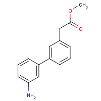 1059678-65-7 methyl 2-[3-(3-aminophenyl)phenyl]acetate chemical structure